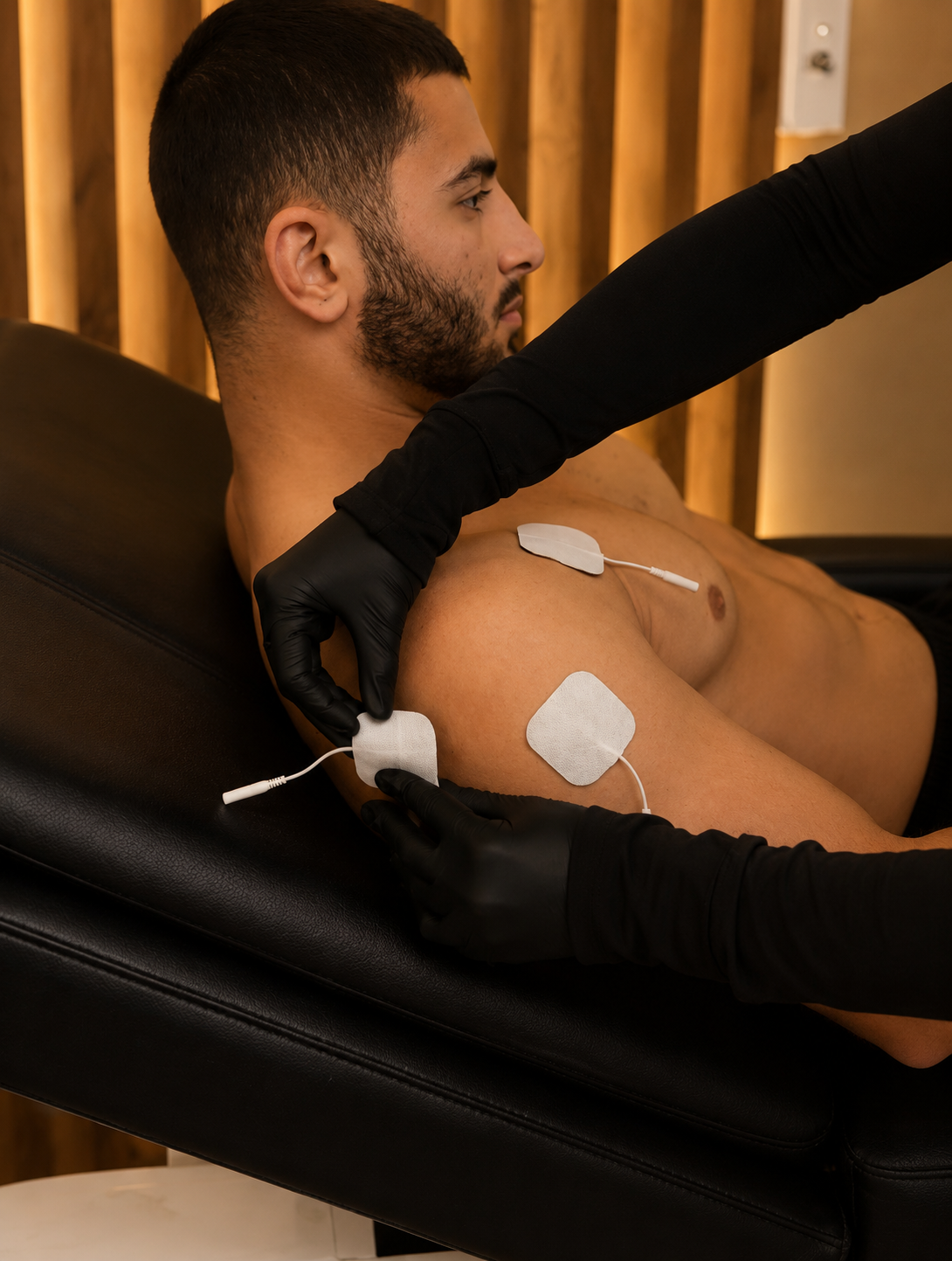 EMS electrode placement at HackHaus LA