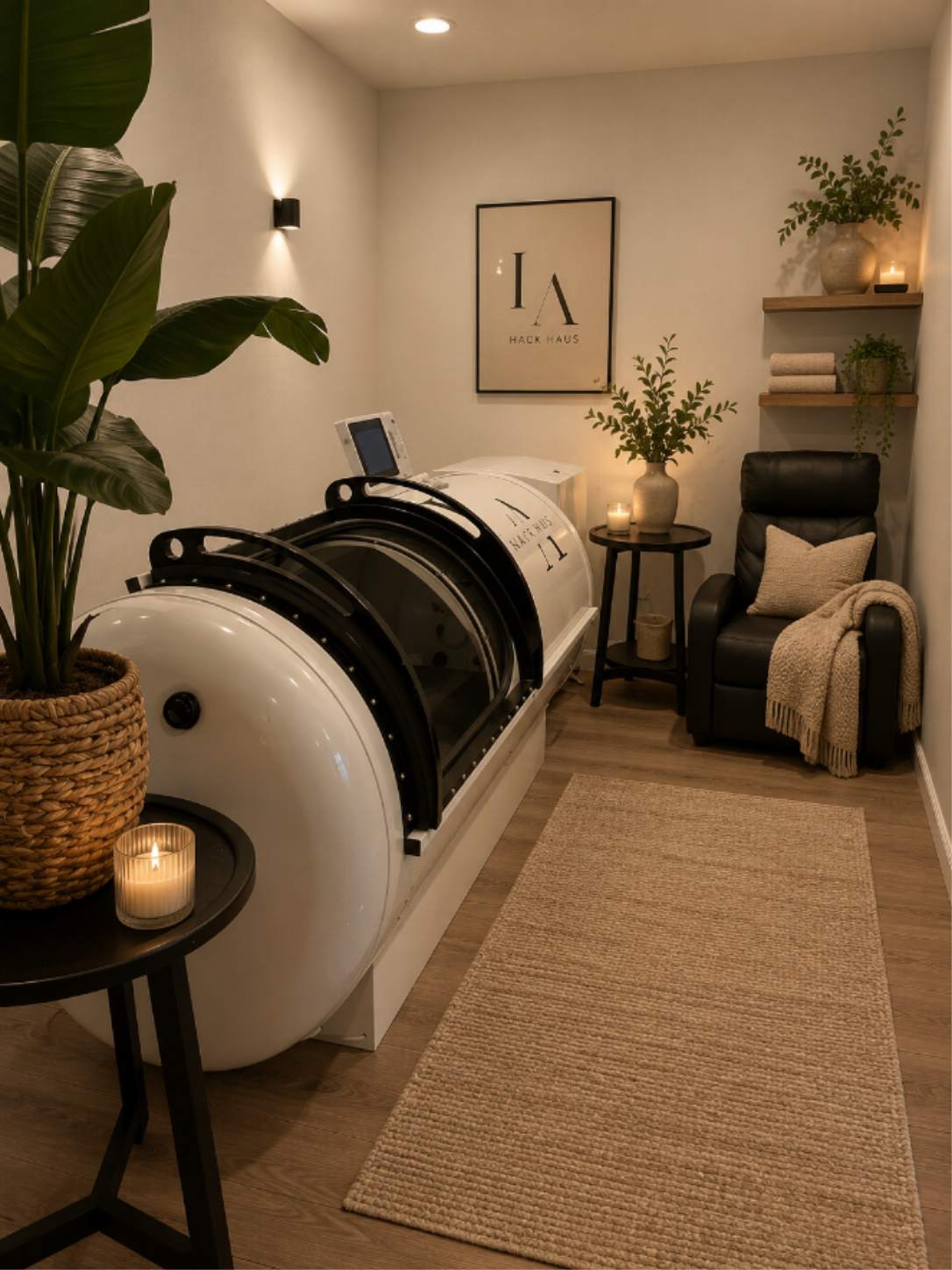 Hyperbaric oxygen chamber at HackHaus LA